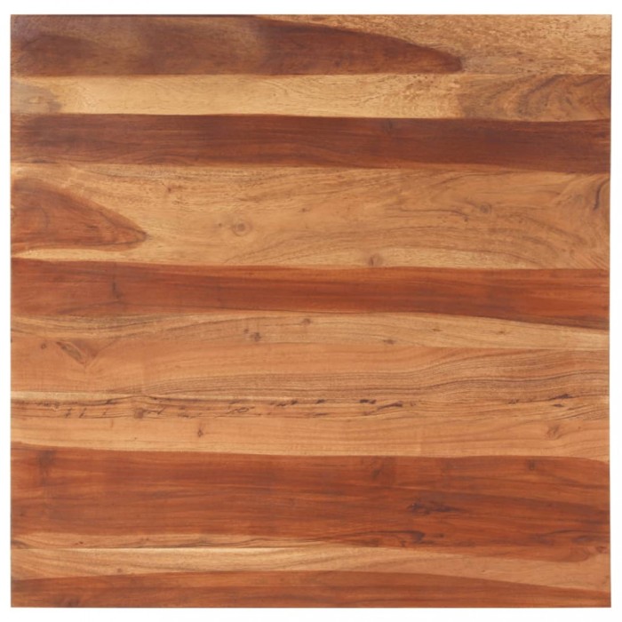 Gossi blat de masa, 80x80 cm, 25-27 mm, lemn masiv de acacia