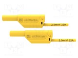Cablu de măsurare 32A cu mufă banană 4 mm - SCH&Uuml;TZINGER