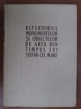Repertoriul monumentelor si obiectelor de arta din timpul lui Stefan cel Mare