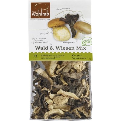 Mix de Ciuperci Salbatice Deshidratate Bio 30gr Wohlrab foto