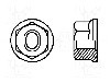 Piulita M6, otel, pas filet 1,0, BOSSARD - M6/BN6782