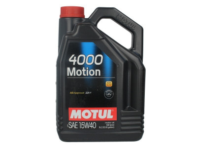 Ulei motor Motul 4000 Motion 15W40 5L 4000 MOTION 15W40 5L foto