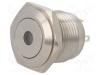 Comutator anti-vandalism ONPOW Poz: 2 SPST-NO 2A/36VDC IP65 galben