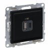 Priza USB tip A+C 5V Legrand Suno negru 721430