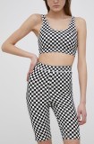 Vans pantaloni scurți din bumbac femei, modelator, high waist VN0A7PNE56M1-BLACKWHITE