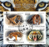 Timbre Togo 2020, Bloc tematic Tigri, Posta straina, Colectie timbre