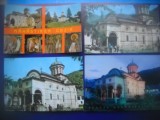 HOPCT LOT 4064 - 4 CARTI POSTALE-MANASTIREA COZIA -JUD VALCEA-NECIRCULATE, Necirculata, Printata
