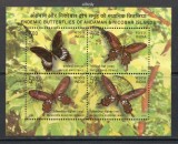 INDIA 2008 Fauna, Fluturi, stampilat, uzat