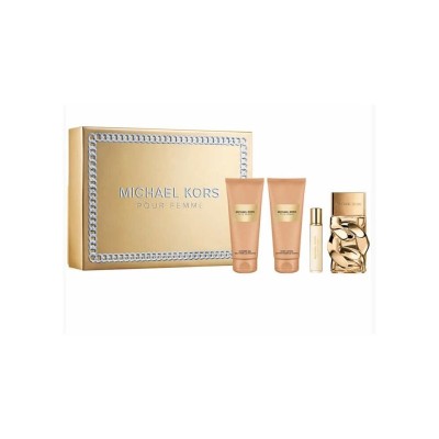 Michael Kors Pour Femme Set cadou pentru femei EDP 100 ml + EDP 10 ml + 100 ml loțiune de corp + 100 ml gel de duș foto