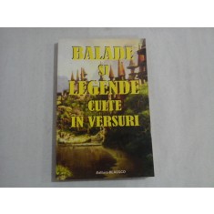 BALADE SI LEGENDE CULTE IN VERSURI - ANTOLOGIE DE G. ZARAFU