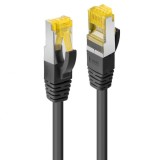 Cablu de retea S/FTP cat 7 LSOH cu mufe RJ45 Negru 2m, Lindy L47309