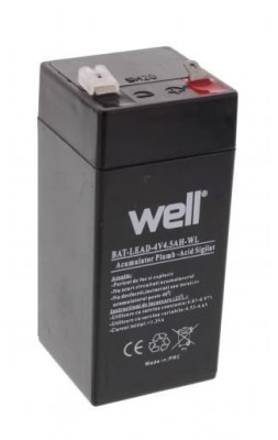 Accu.Pb.4V 4.5Ah Well foto