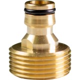 Adaptor robinet 1 inch cu filet exterior din alama pentru furtun, Top Garden