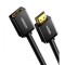 CABLU video prelungitor Ugreen, &quot;HD107&quot; HDMI (T) la HDMI (M), rezolutie maxima 4K UHD (3840 x 2160) la 60 Hz, conectori auriti, 5m, negru &quot;10146&quot; (tim