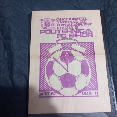 Program Poli Timisoara - FC Bihor foto