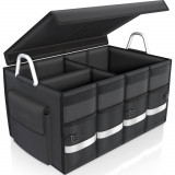 Organizator portbagaj auto, Oricean, geanta multifunctionala, pliabil, 3 compartimente, impermeabil cu manere din aluminiu, banda reflectorizanta, ban