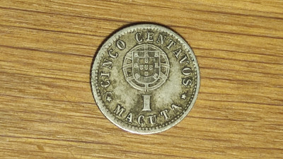 Angola portugheza - moneda de colectie rara - 1 macuta 1927 - f greu de gasit ! foto