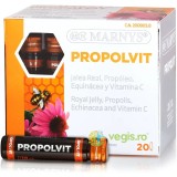 Propolvit + Laptisor de Matca, Propolis, Echinaceea si Vitamina C pentru Imunitate si Energie 20 fiole
