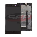 Display LCD Touchscreen cu Rama Nokia Lumia 625 Negru