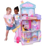 Casuta de joaca din lemn pentru papusi Candy Castle, Kidkraft