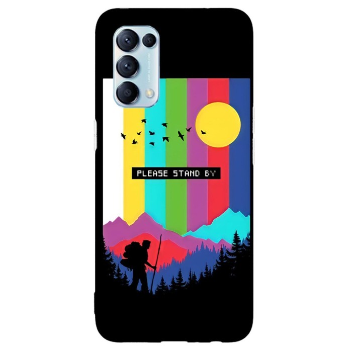 Husa compatibila cu Oppo A5 (2020) model Please stand by, Silicon, TPU, Viceversa