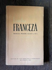 Limba franceza manual pentru clasa a XI-a (1961) foto