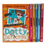 Dotty Detective Collection Clara Vulliamy 6 Books Set (Dotty Detective, the Paw Print Puzzle, Midnight Mystery, The Lost Puppy, The Birthday Surprise)