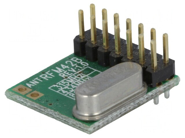 Transmițător RF FM FSK 868MHz 20dBm SPI 1,8-3,6VDC THT