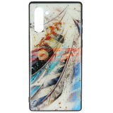 Husa Samsung Galaxy Note 10, Tip Coperta, Protectie UV, Sticla, Feather