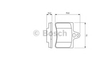 Set placute frana,frana disc CITROEN C5 II Break (RE) (2004 - 2016) BOSCH 0 986 424 580 foto