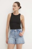 Answear Lab pantaloni scurti jeans femei, modelator, high waist