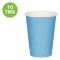 Pahare Carton, Set 10 Bucăți, Culoare Bleu, Capacitate 270ml