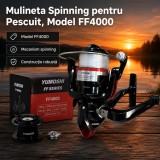 Mulineta Spinning pentru Pescuit, Model FF4000