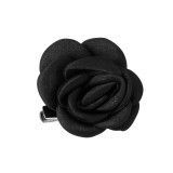 Cumpara ieftin Brosa floare textila neagra