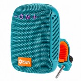 Boxa Portabila Bluetooth iSEN 392, Albastru Deschis, Montare Rapida pe Ghidon Bicicleta sau Trotineta Electrica, 5W, TWS, Bluetooth 5.3, IPX5, Sunet S