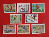 VIETNAM, FOTBAL - SERIE COMPLETĂ IMPERF. MNH