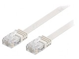 Cabluri patch U/UTP 6 litat Cu PVC alb 2m 32AWG, Goobay