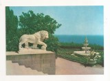 FA123 -Carte Postala- UCRAINA - Crimeea. Alupka, A lion on the terrace of the Palace Museum, necirculata