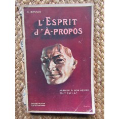 L&#039;Esprit d&#039;A-Propos - Besser