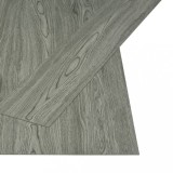 Cumpara ieftin Placi autoadezive pardoseala gri PVC 4,46 m&sup2; 3 mm