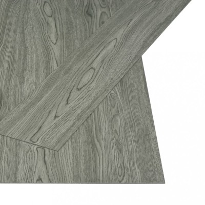 Placi autoadezive pardoseala gri PVC 4,46 m&amp;sup2; 3 mm foto