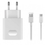 Incarcator Retea Travel 2,1A + Cablu de Date USB Type-C Alb Blister