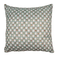 Fata perna textil multicolor matlasat Flowers 40x40 cm