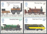 Marea Britanie 1975 - Locomotive, trenuri, serie neuzata