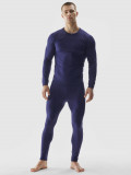 Lenjerie termoactivă fără cusături (colanți) pentru bărbați - bleumarin, 4F Sportswear