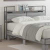 VidaXL Tăblie de depozitare cu raft sonoma gri 140 cm Lemn compozit 859643