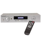 Amplificator Audio Hi-Fi Stereo 2x180W, Bluetooth, USB, SD, FM, Telecomandă, Ieșire Căști