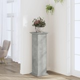 Cumpara ieftin Suport de plante, gri beton, 33x33x100 cm, lemn prelucrat