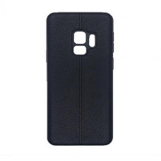 Husa telefon Silicon Samsung Galaxy S9+ g965 Black Leather