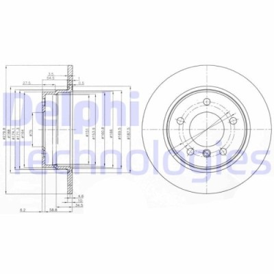 Delphi Disc frana foto